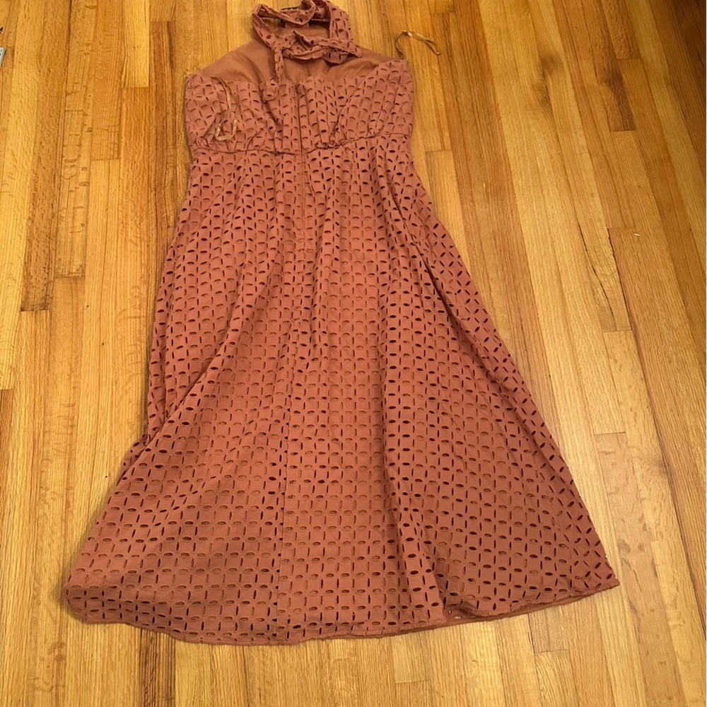 ASOS buckle halter-neck maxi dress.  Size 14 (#3)